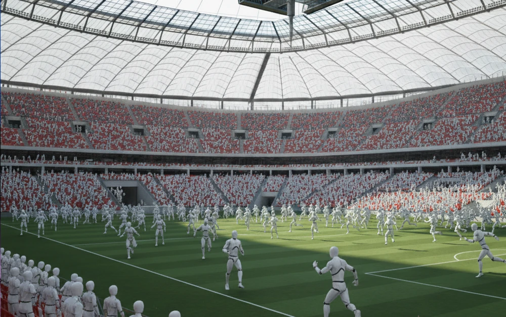 Mass virtual event demo